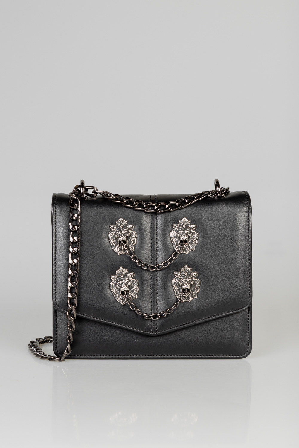 Ellie Vegan Leather Bag in Black - Lollie Collection